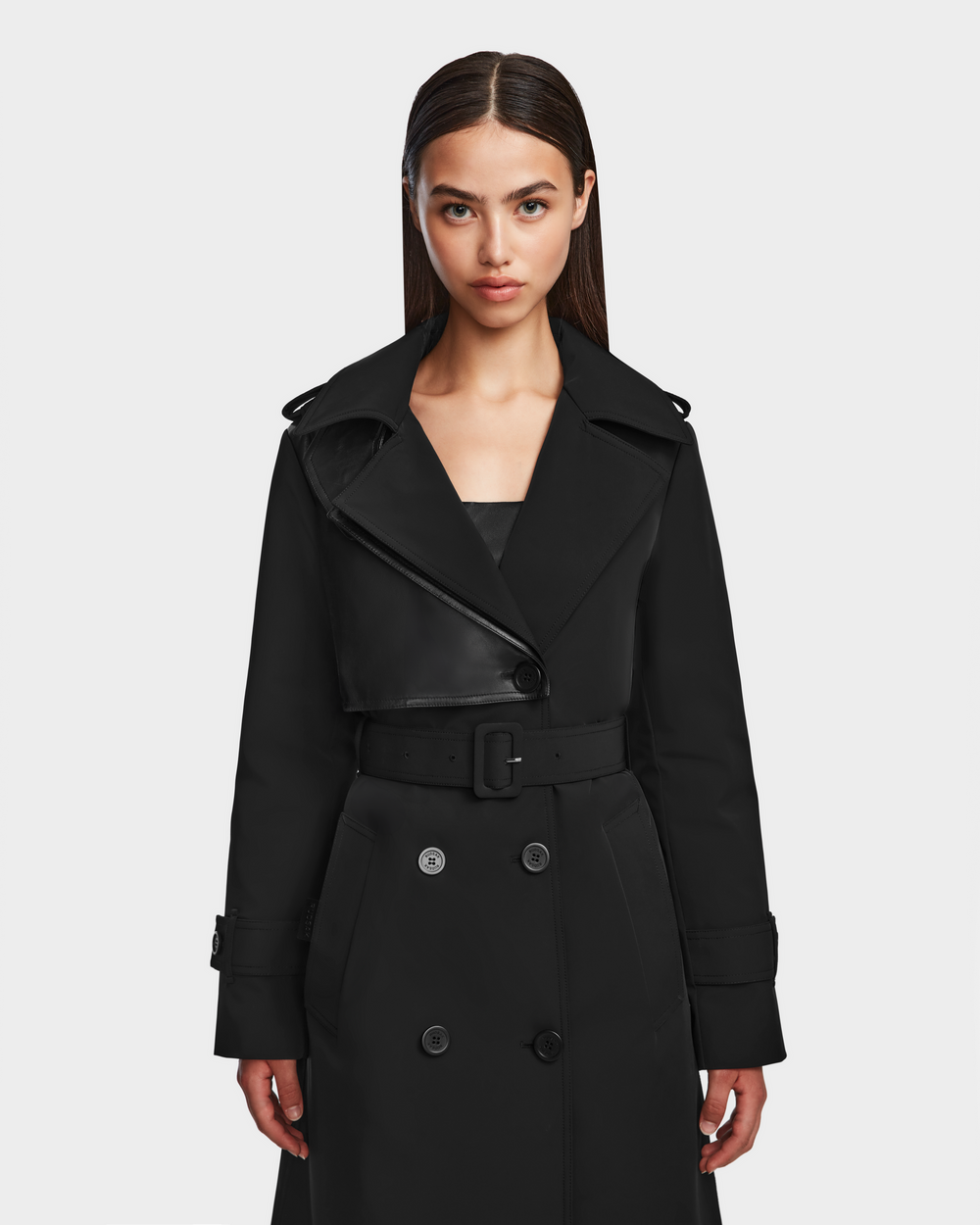 Trench Coat Burberry Wool Peacoat Women's Plus Size Trench