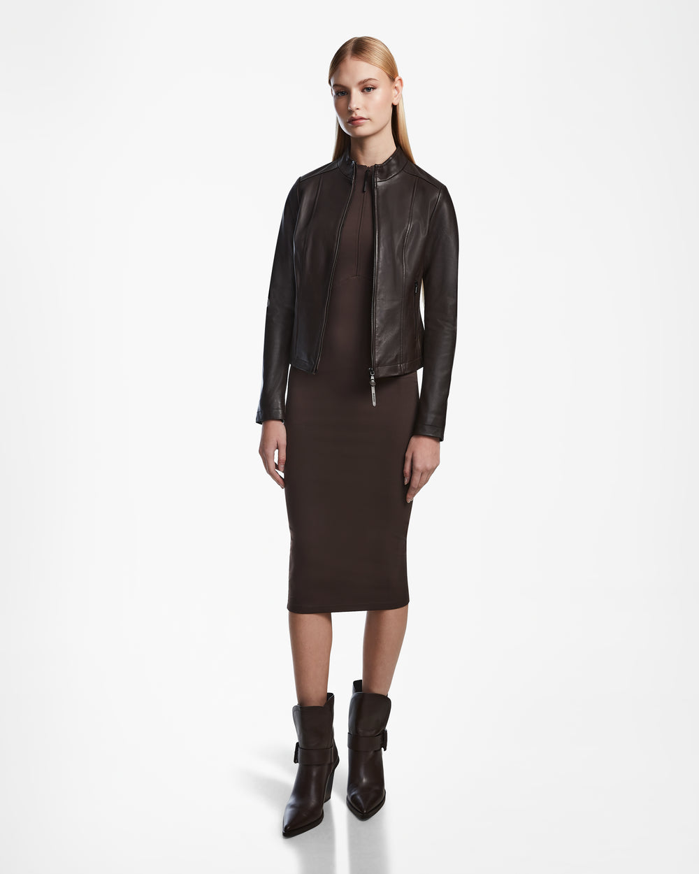 ラクバキ　M レディース RUDSAK MARIAH Women's Fitted Leather Moto Jacket - Edgy & Elegant