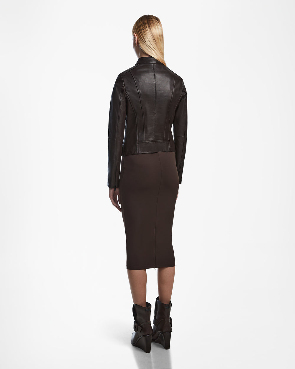 RUDSAK MARIAH Women's Fitted Leather Moto Jacket - Edgy & Elegant