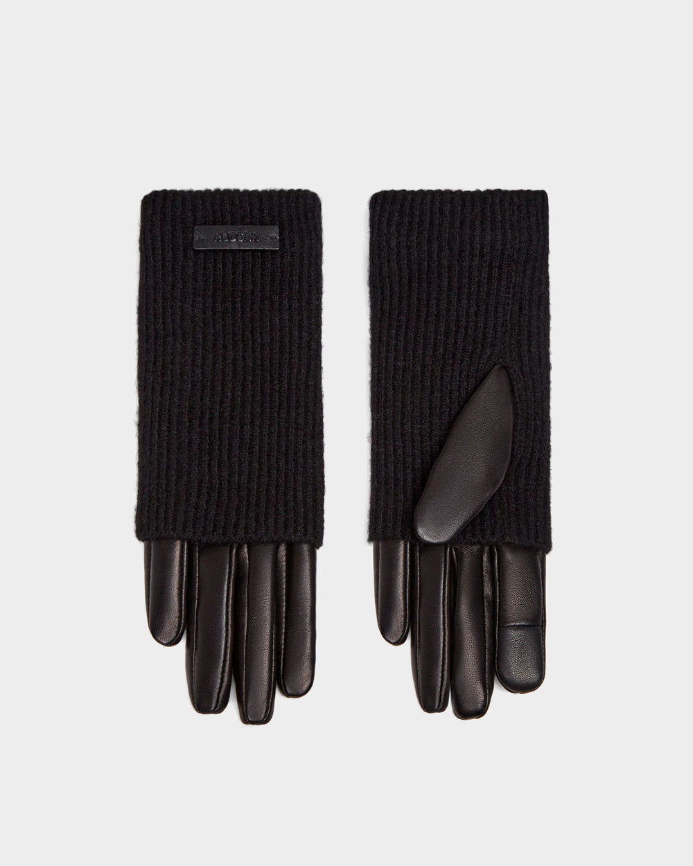 RUDSAK MARINE Women's Leather & Wool Knit Gloves - Chic & Warm