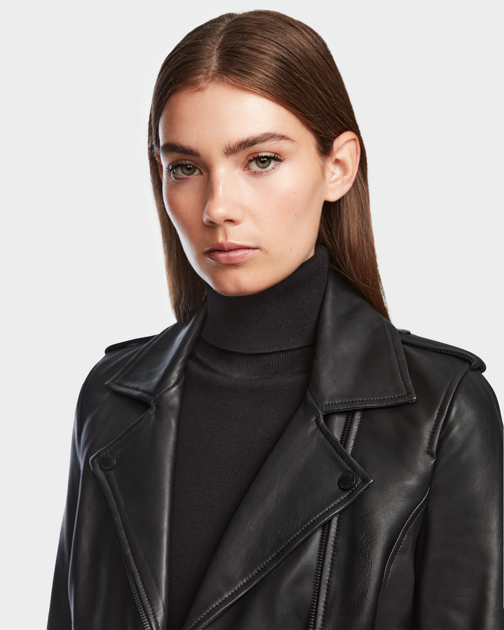 Vestes Cuir Modèle Veste Dame Manteau En Cuir Pour Femmes MERGO