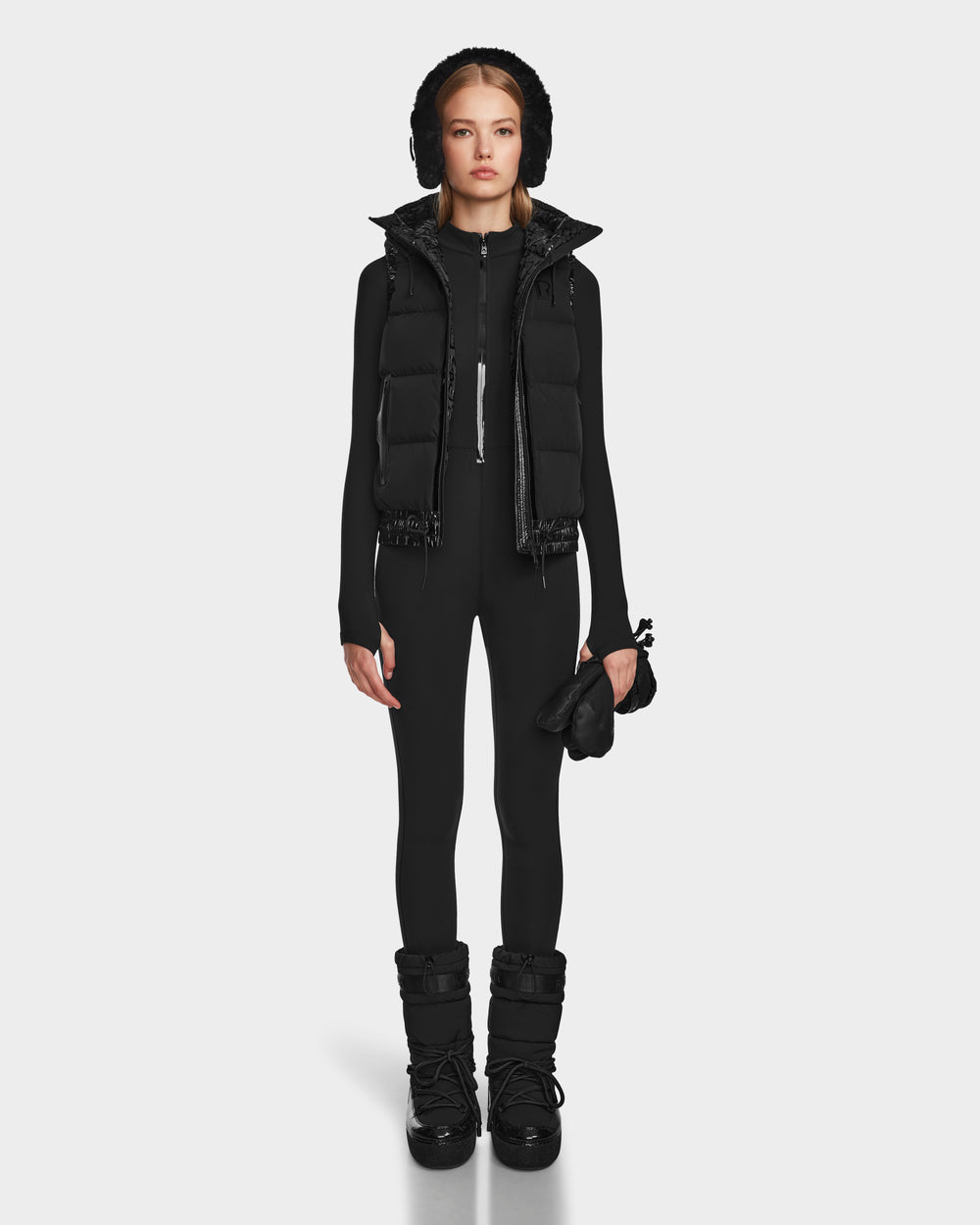 RUDSAK RAQUEL M Black Reversible Ski Vest | Performance & Style