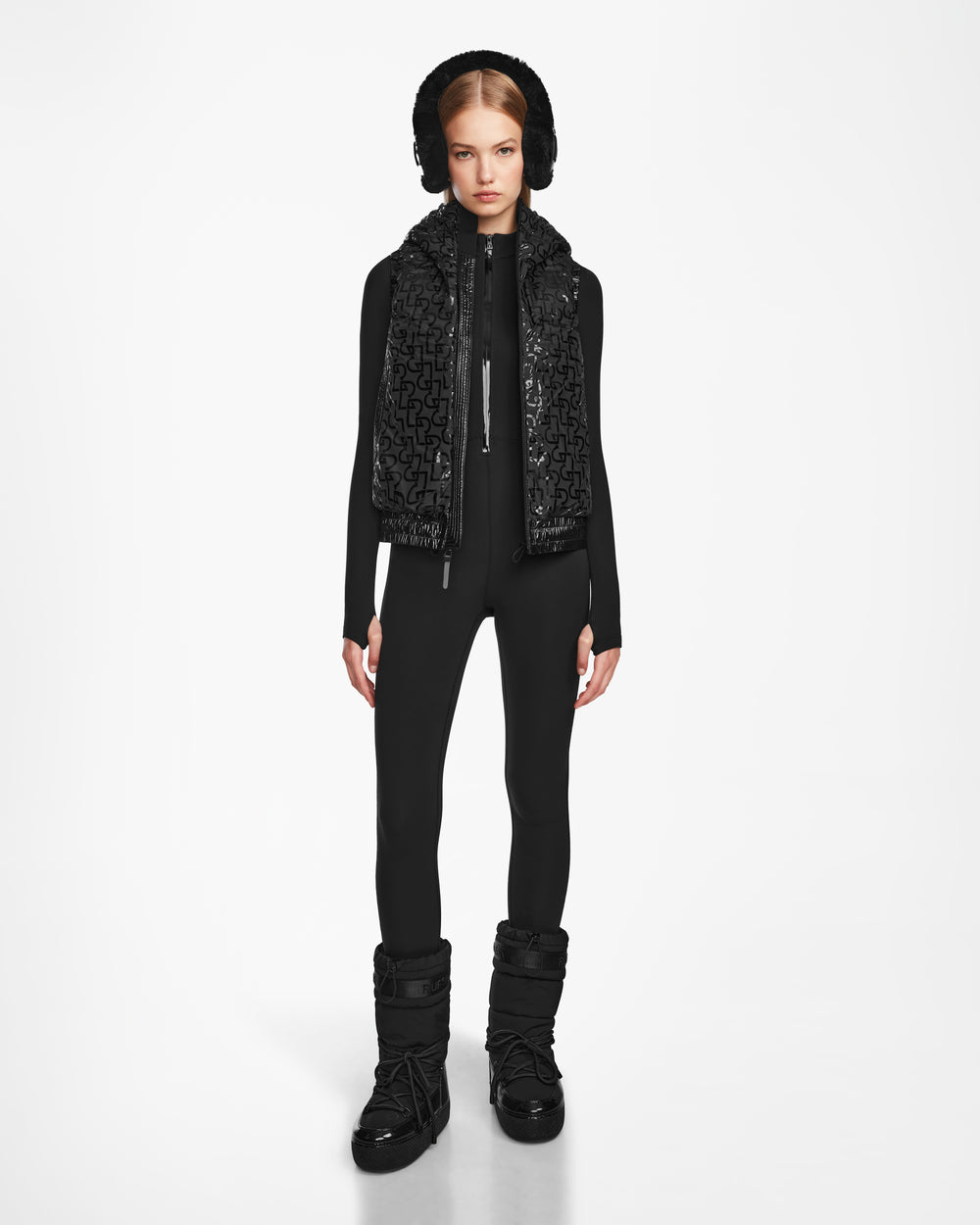 RUDSAK RAQUEL M Black Reversible Ski Vest | Performance & Style