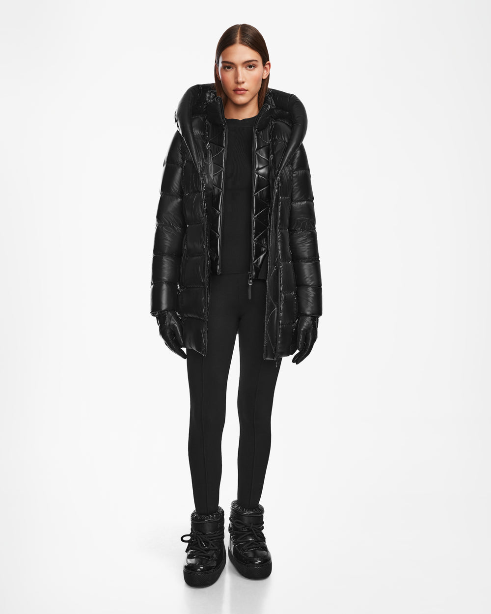 RUDSAK TAYLOR S Women's Black Down Puffer Jacket Warm Water