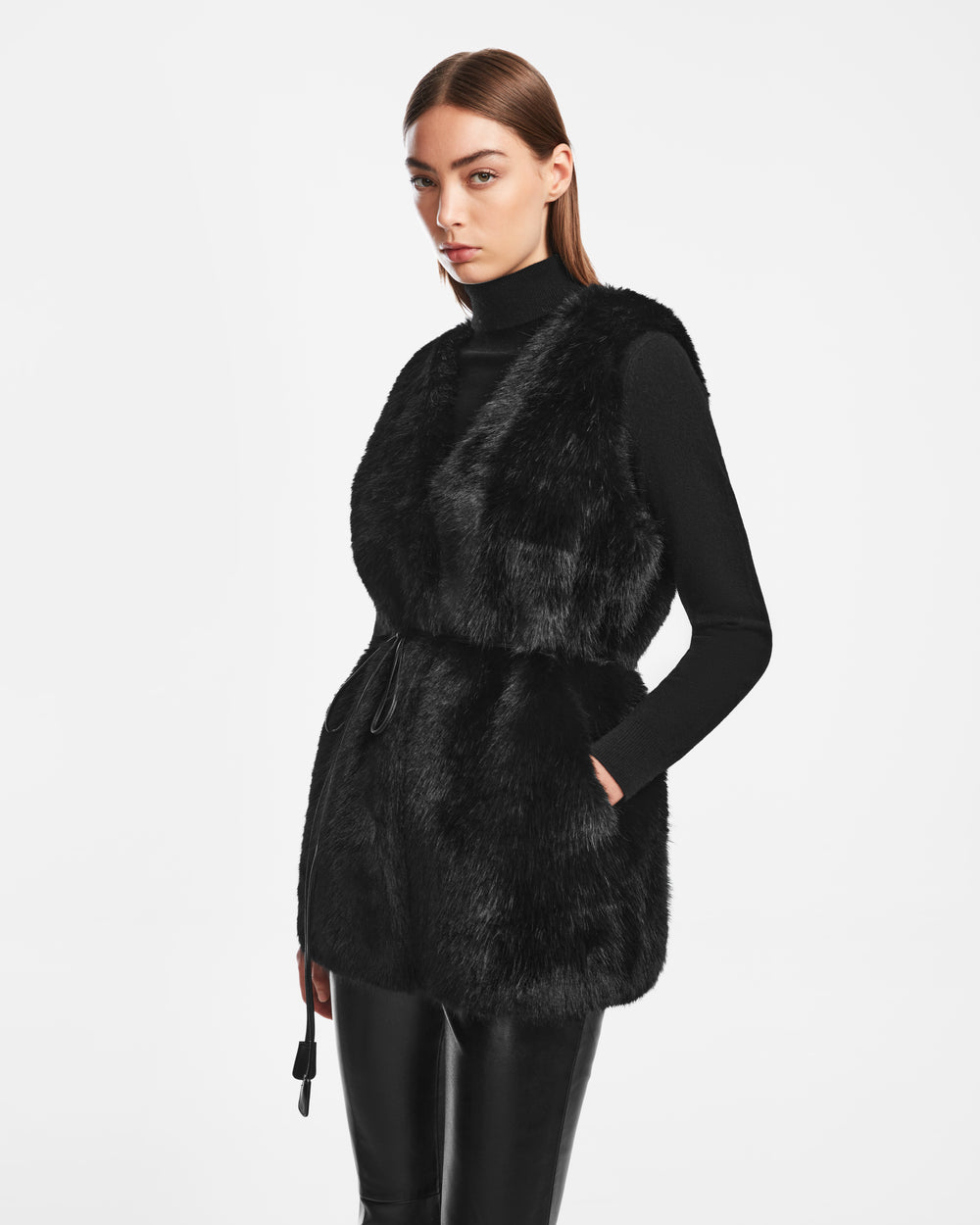 RUDSAK YOLANDA Luxe Faux Fur Vest | Women's Fall/Winter Outerwear