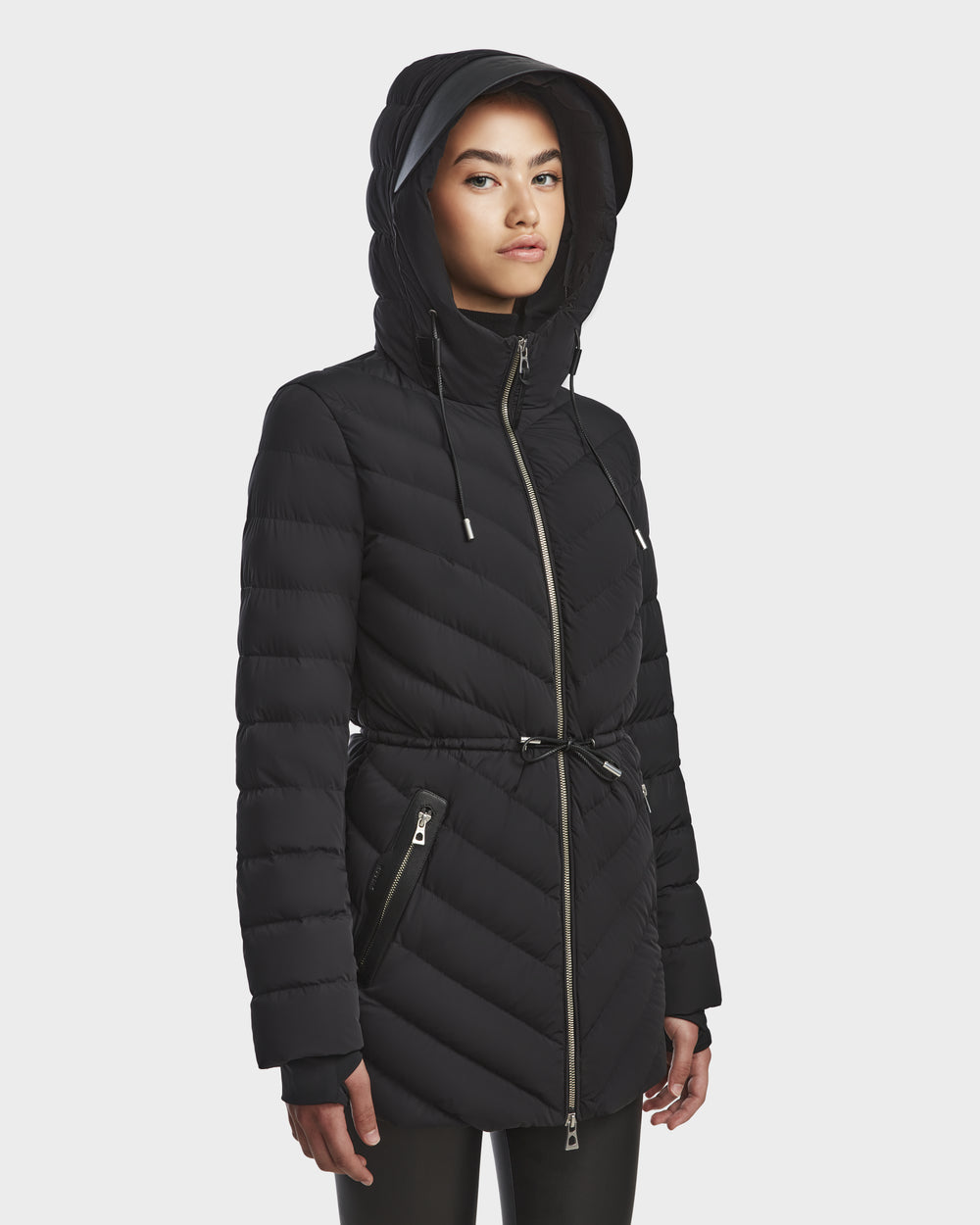 RUDSAK FRANCINE Black Women's Light Down Puffer - Style & Warmth