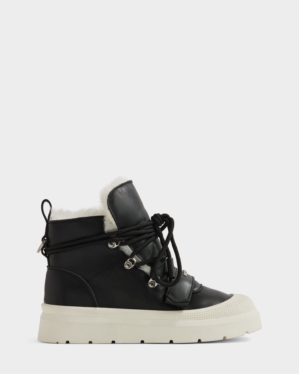 ALEXEY L Women's Black Leather Winter Boots | Warm, Stylish