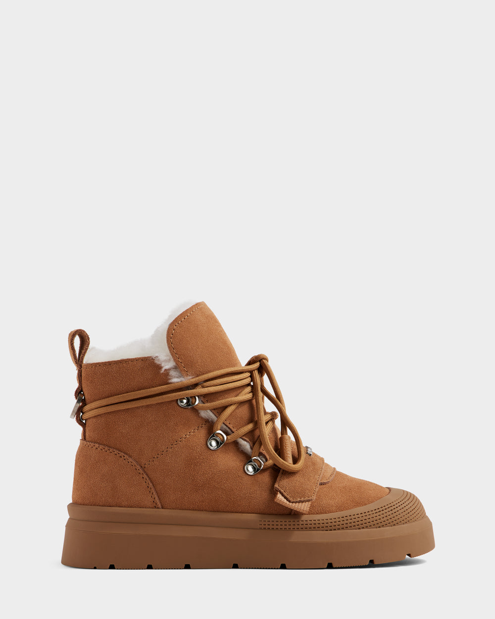 RUDSAK ALEXY Women's Tan Suede Winter Boots | Warmth & Style – Rudsak