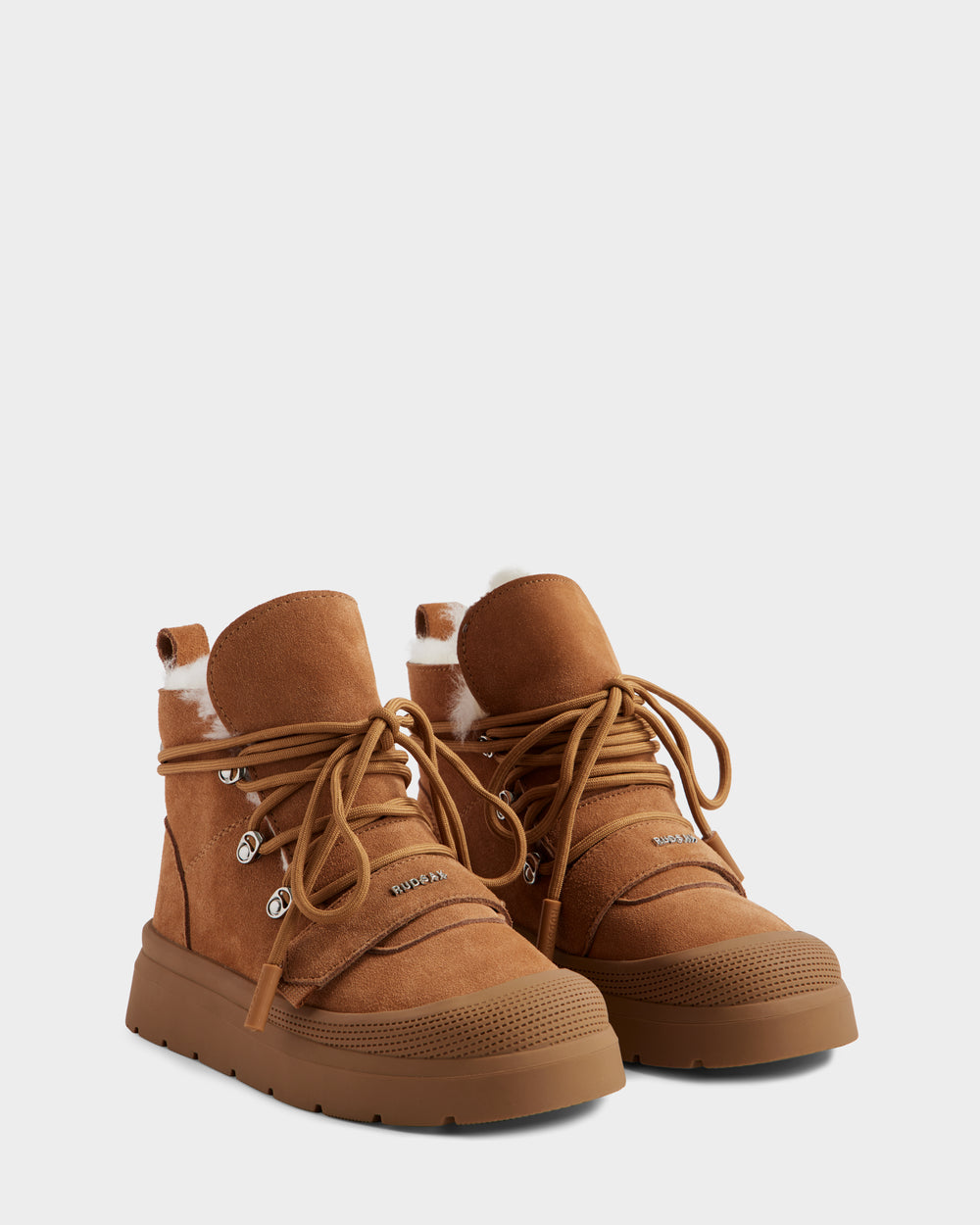 RUDSAK ALEXY Women's Tan Suede Winter Boots | Warmth & Style – Rudsak