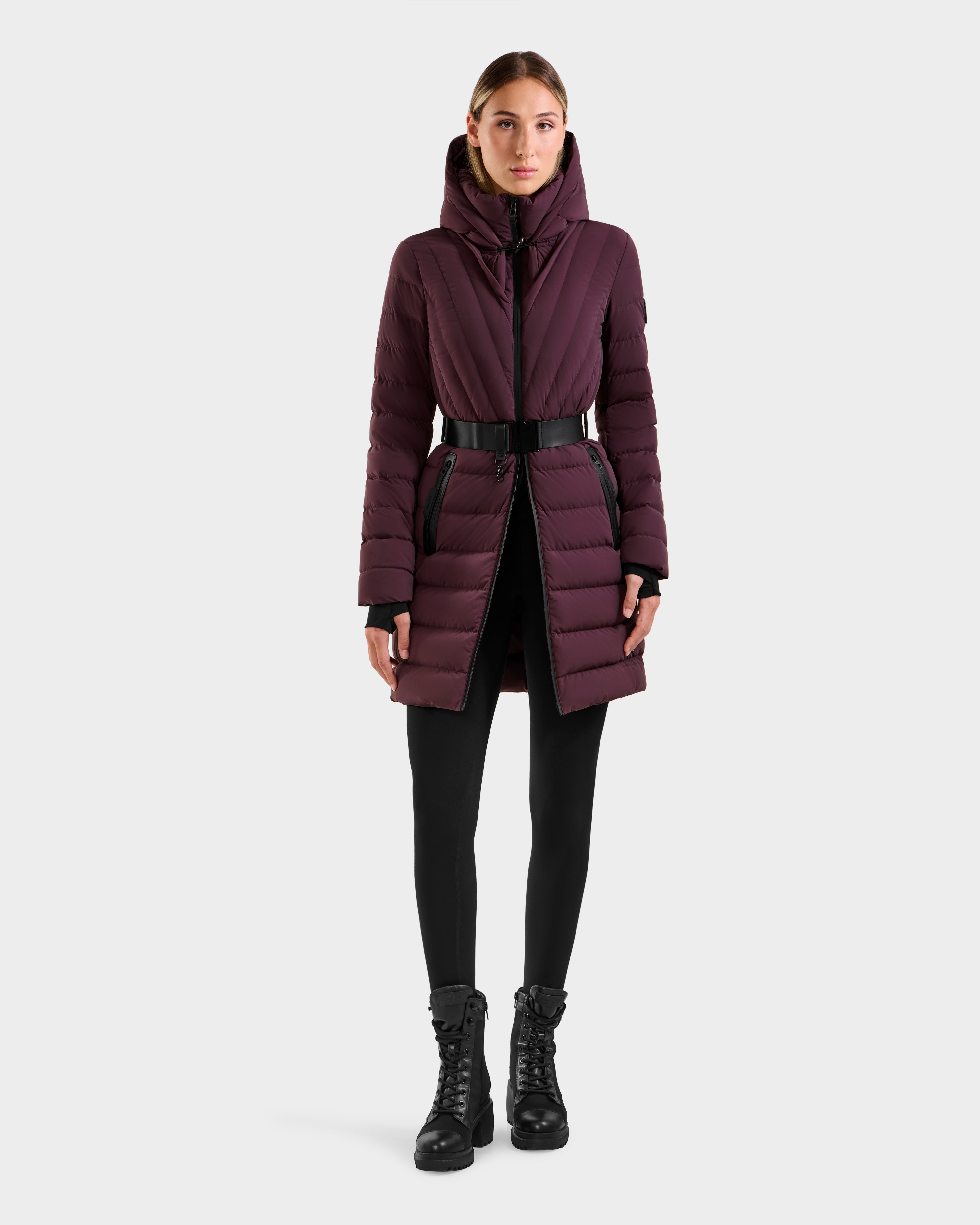 ALISA M L125586 Bordeaux Outerwear – Rudsak