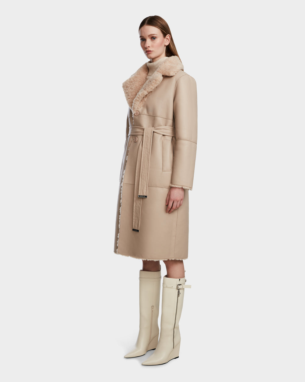 ANNABELLE Women's Reversible Teddy & Vegan Leather Coat – Rudsak