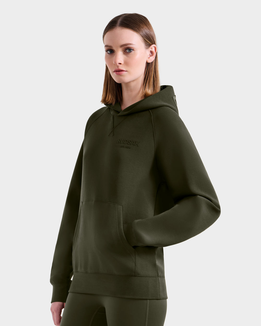 スラブ　PURE LARD RUDSAK BARRY Dark Olive Oversized Hoodie | Cozy Unisex Style – Rudsak