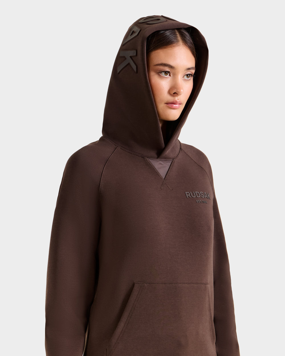 RUDSAK BARRY Espresso Oversized Hoodie | Unisex Comfort & Style