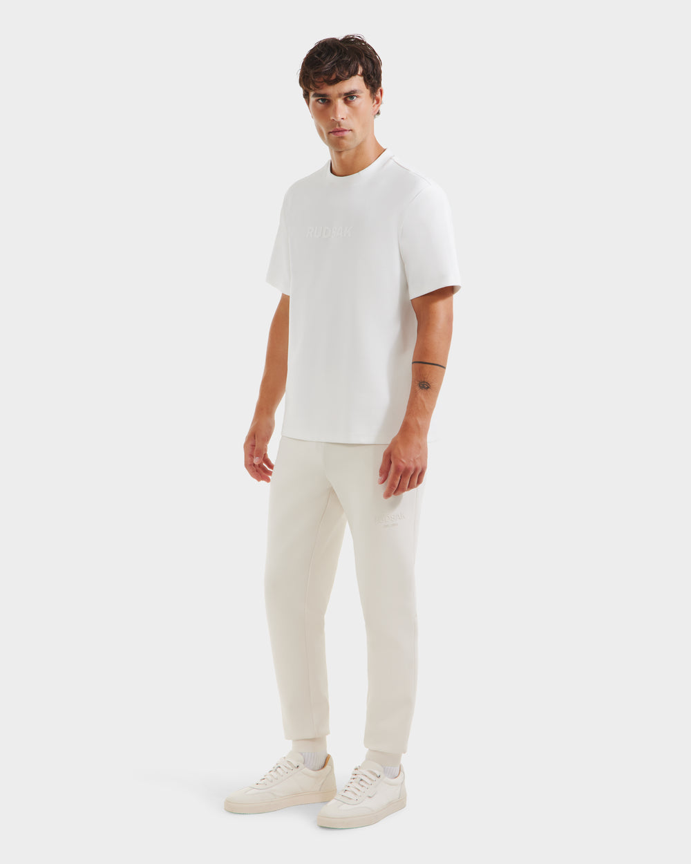 RUDSAK CASEY Men's Optic White T-Shirt - Soft Essential – Rudsak