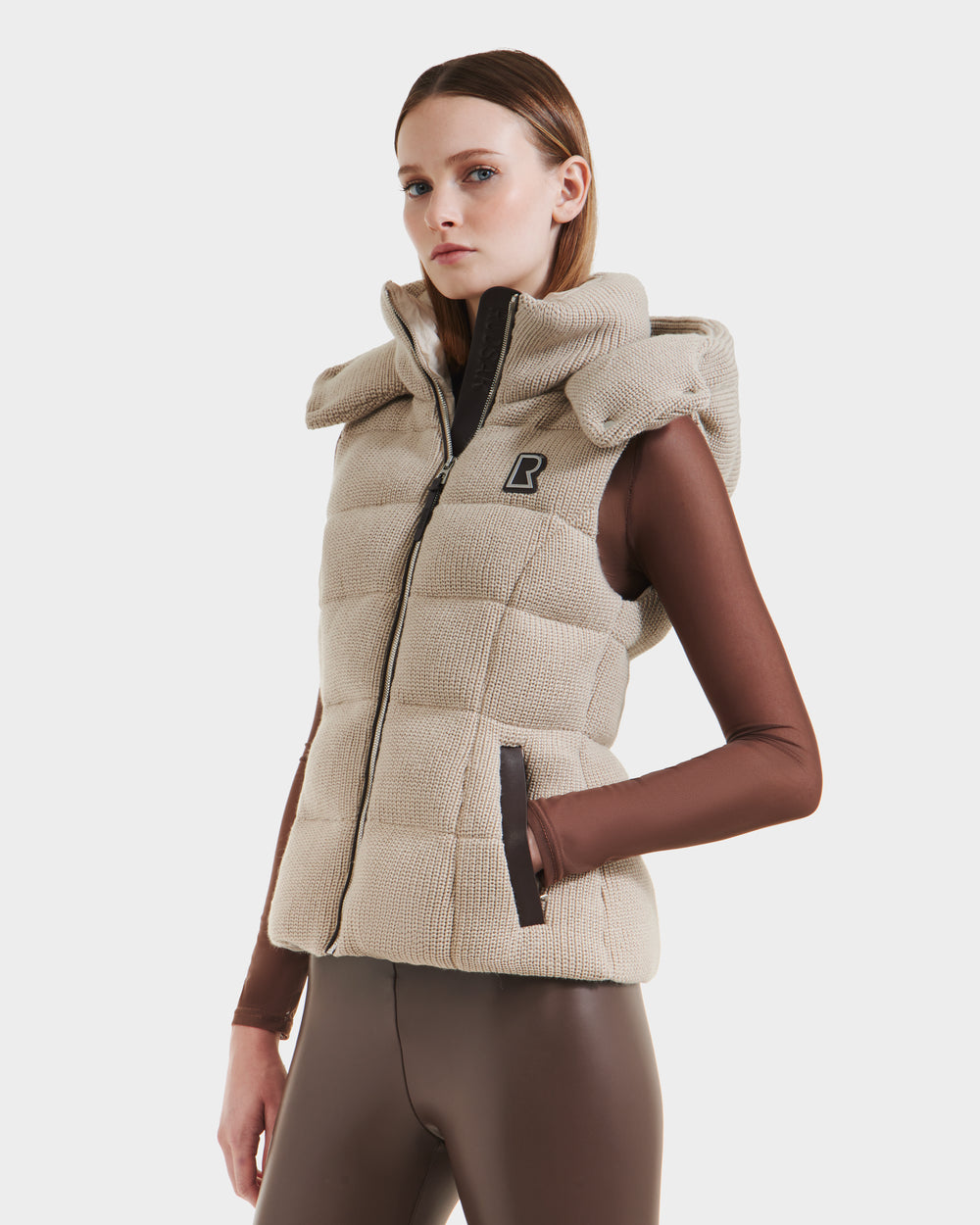 RUDSAK CASSIDY Women's Wool-Blend Down Vest - Fitted & Warm – Rudsak