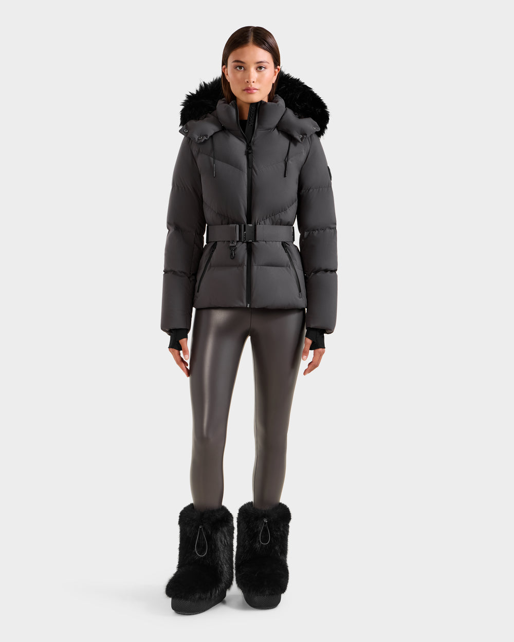CHRISTELLE M Grey Outerwear Jacket - Durable & Stylish – Rudsak
