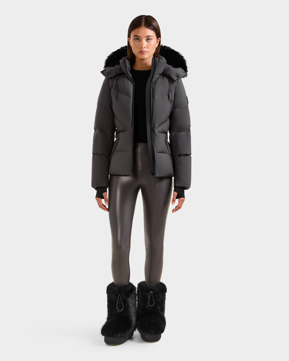 CHRISTELLE M Grey Outerwear Jacket - Durable & Stylish – Rudsak