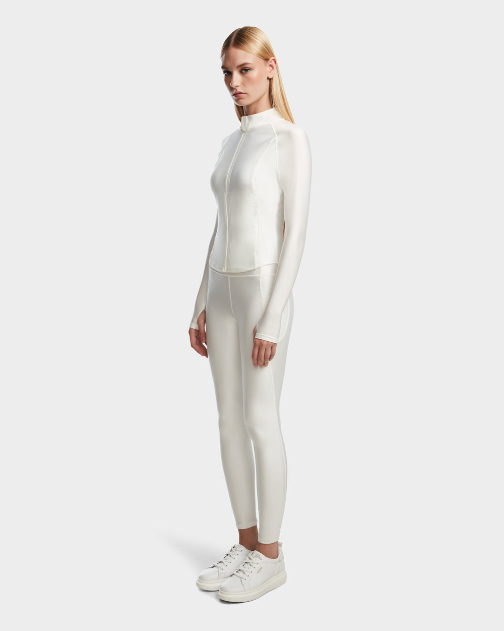 CLARE Women's Shiny Stretch Leggings - Sculpted, Figure-Flattering