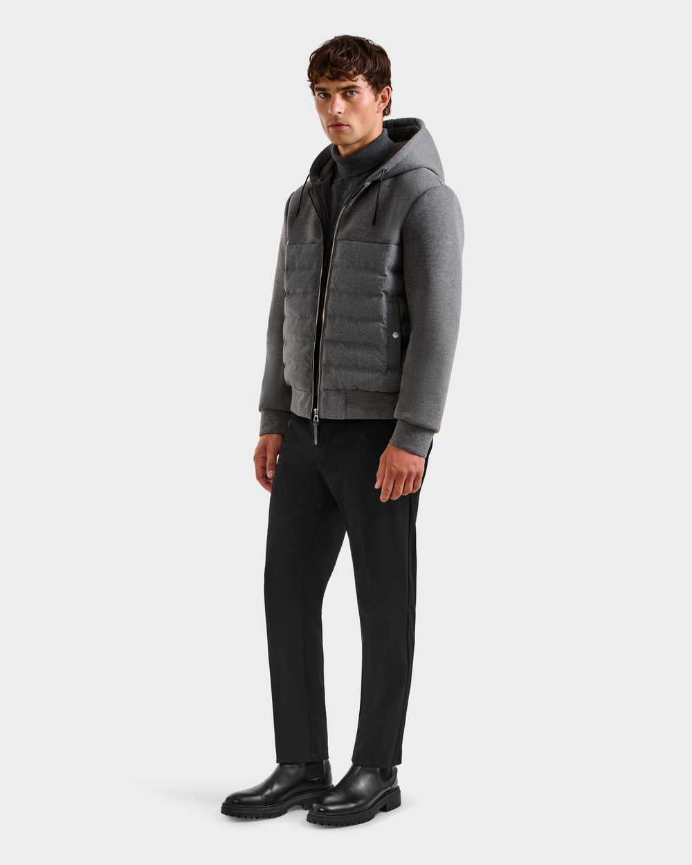 新品タグ付YOKE 24SS 3B STITCHED JACKET アクアグレイ RUDSAK CURTIS W Men's Lightweight Down Jacket | Urban Grey – Rudsak
