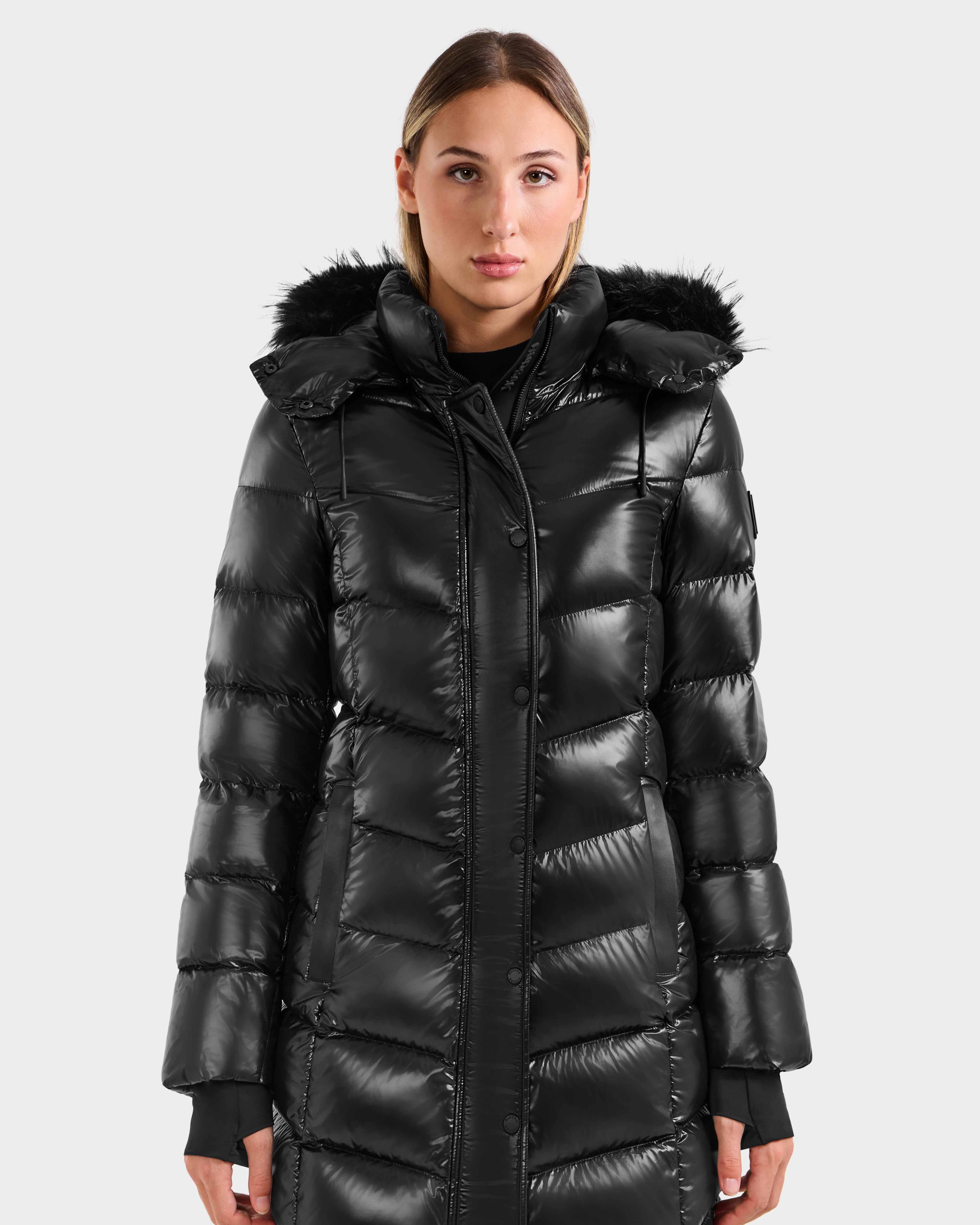 meltum 4WAY MODS COAT - ブラック ELISA S Black Outerwear - Stylish & Versatile Jacket – Rudsak
