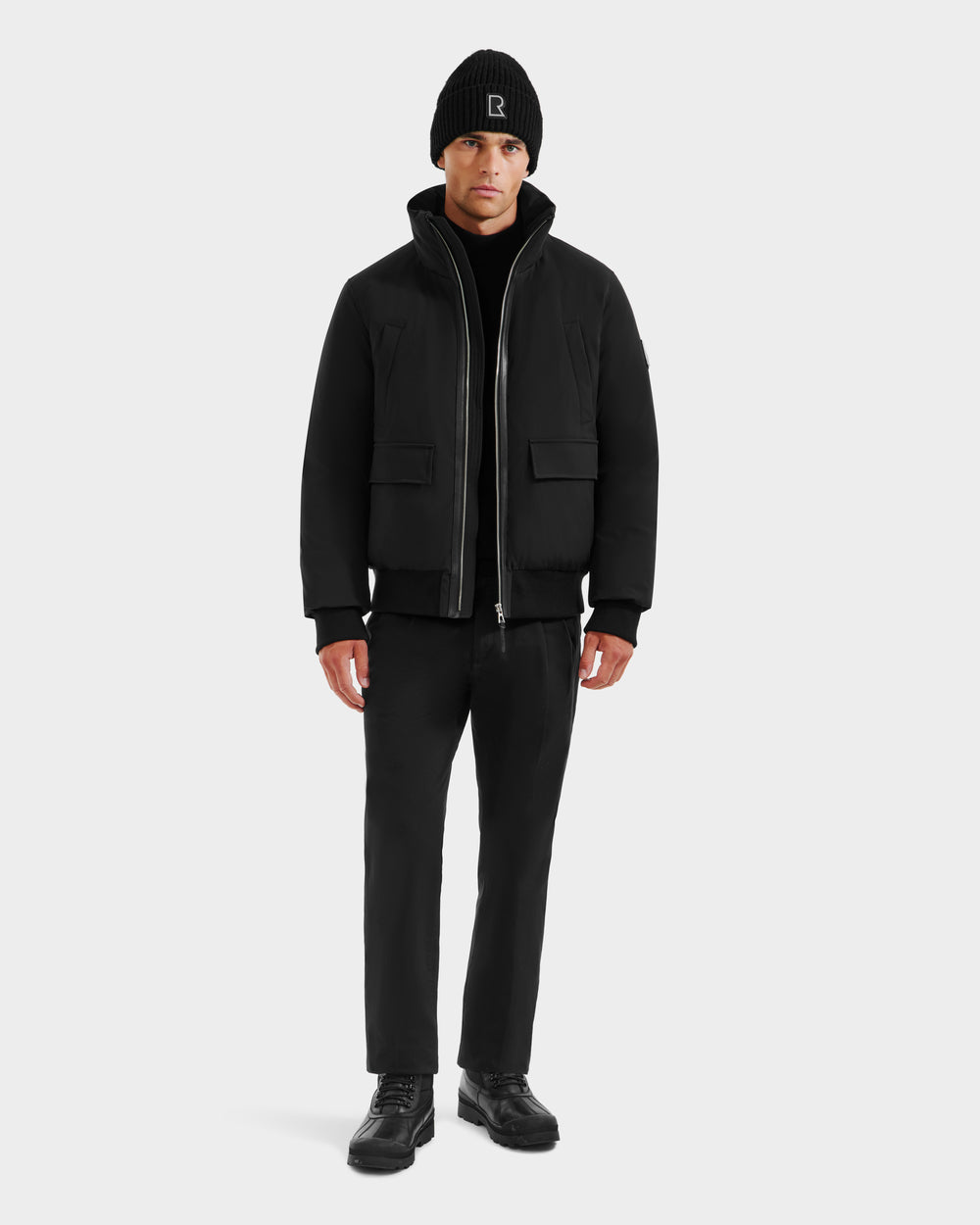 RUDSAK JEROME Men's Down Bomber Jacket | Tailored Winter Warmth