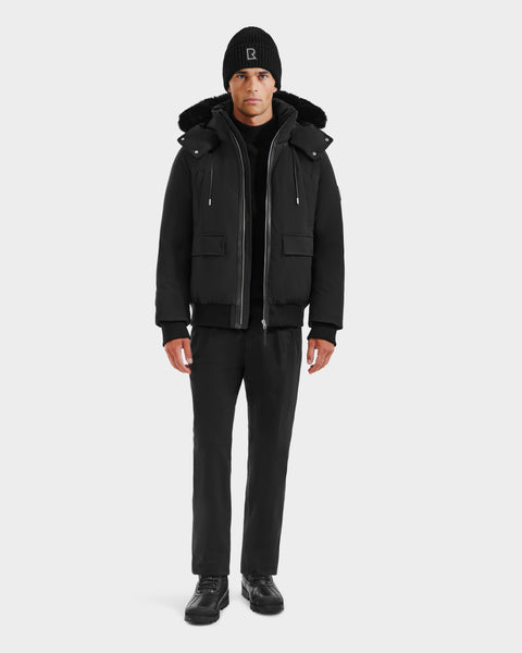 00s Archive Glad News Swag ファージャケット ブラック FW25_Jerome_6125514_Black_Men_