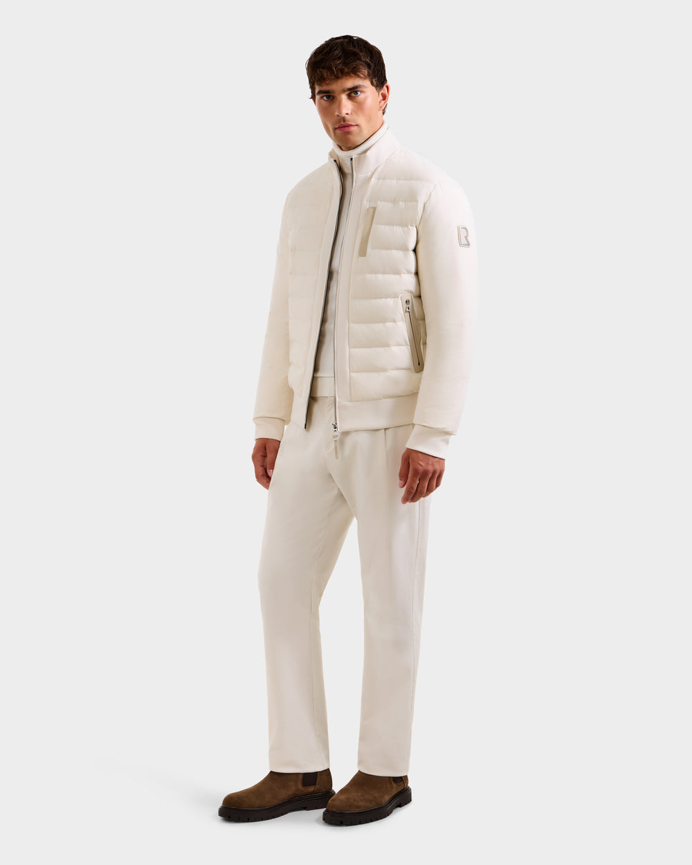 新品　BRIEFING MEN'S WR KNIT BLOUSON M Motorin 125cc Microfiber Field Jacket FW25 33666114 | Zegna US