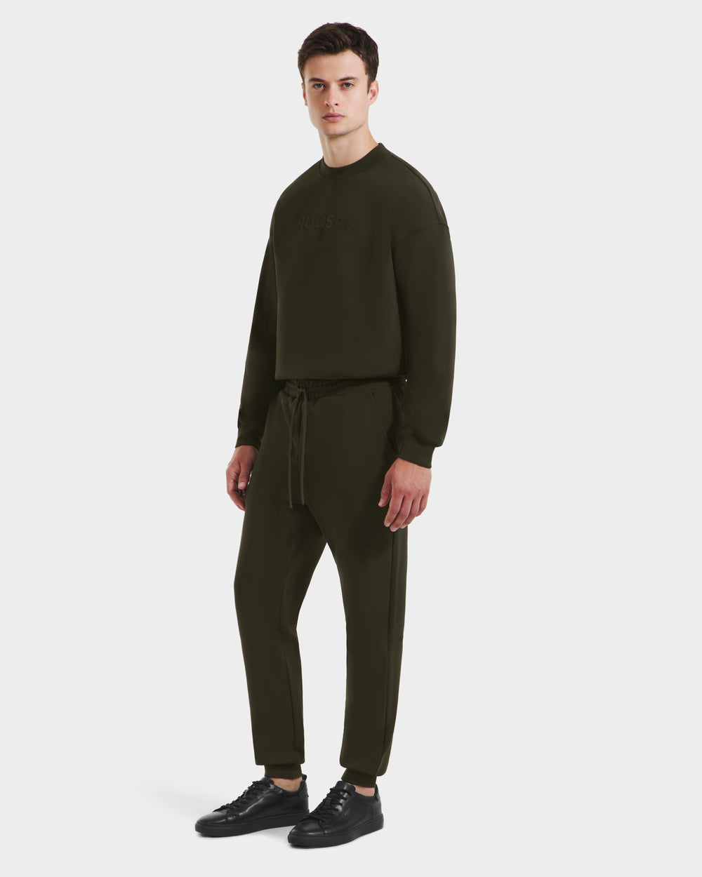 RUDSAK JOSS Dark Olive Unisex Joggers | Premium Cotton Comfort