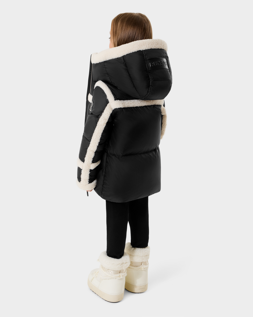 Crimson Skull Fur Puffer Jacket Y2K ダウン JULIANA K - K125550 Black – Rudsak