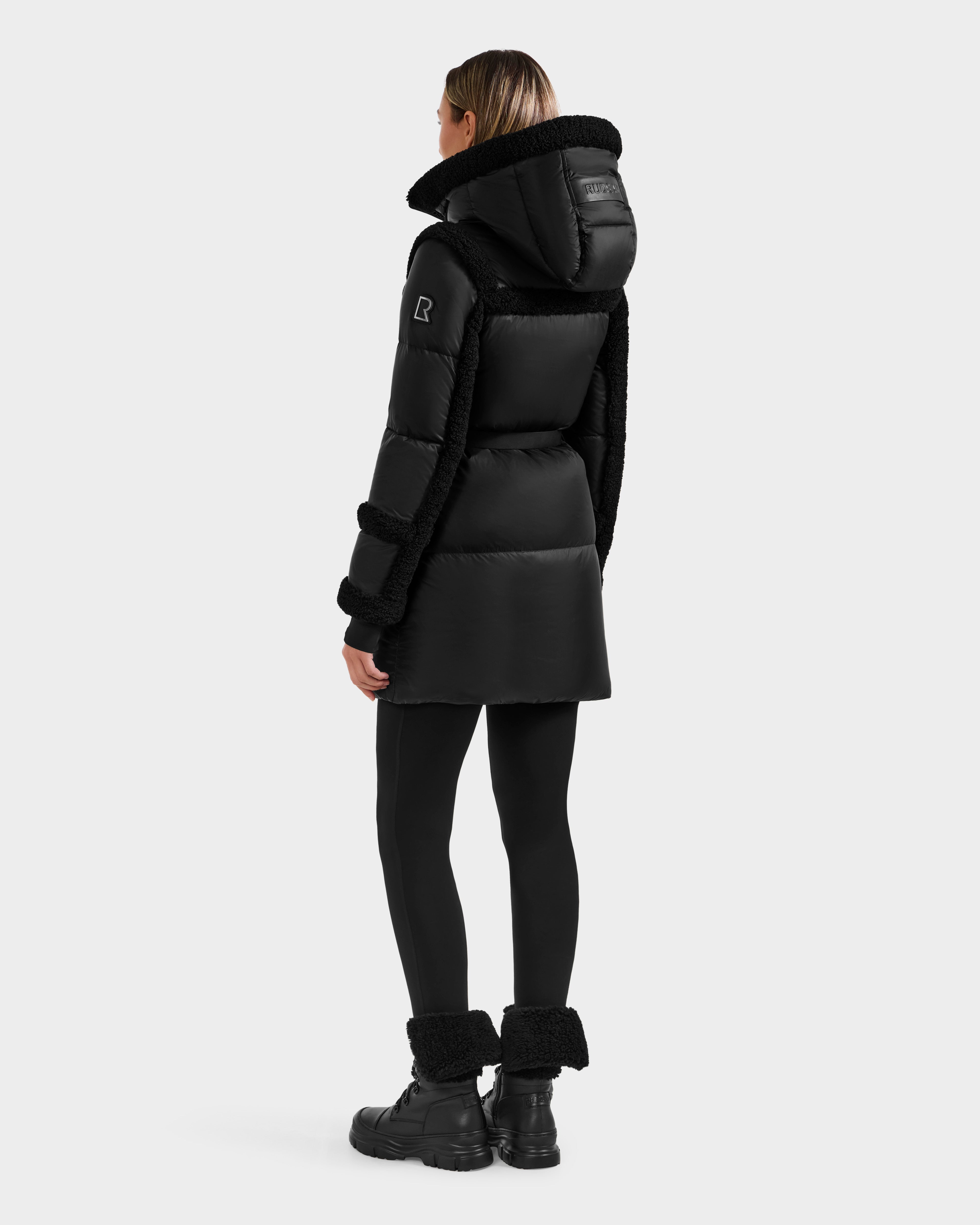 Juliana L Black Outerwear Jacket - Sleek Style – Rudsak