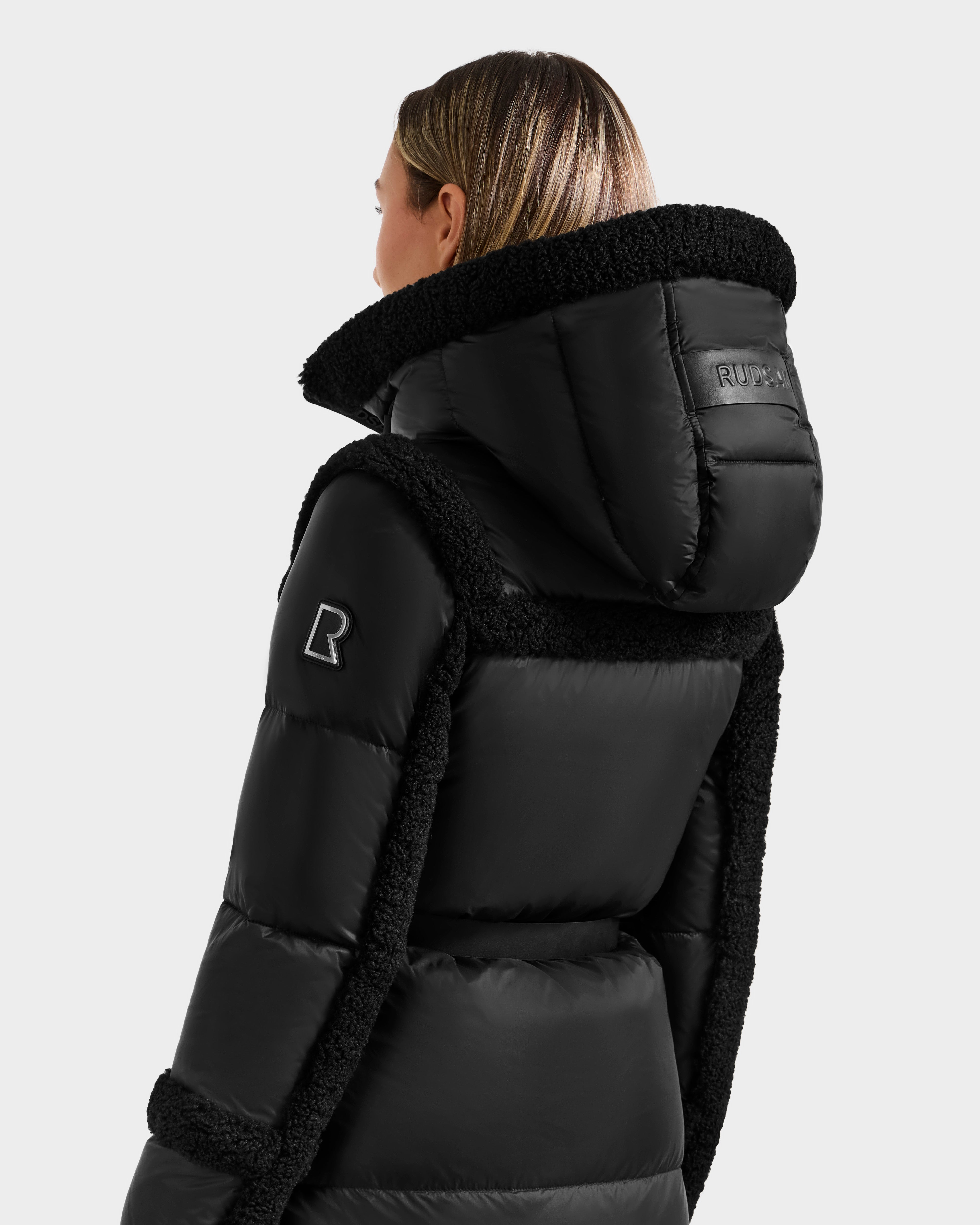 Juliana L Black Outerwear Jacket - Sleek Style – Rudsak