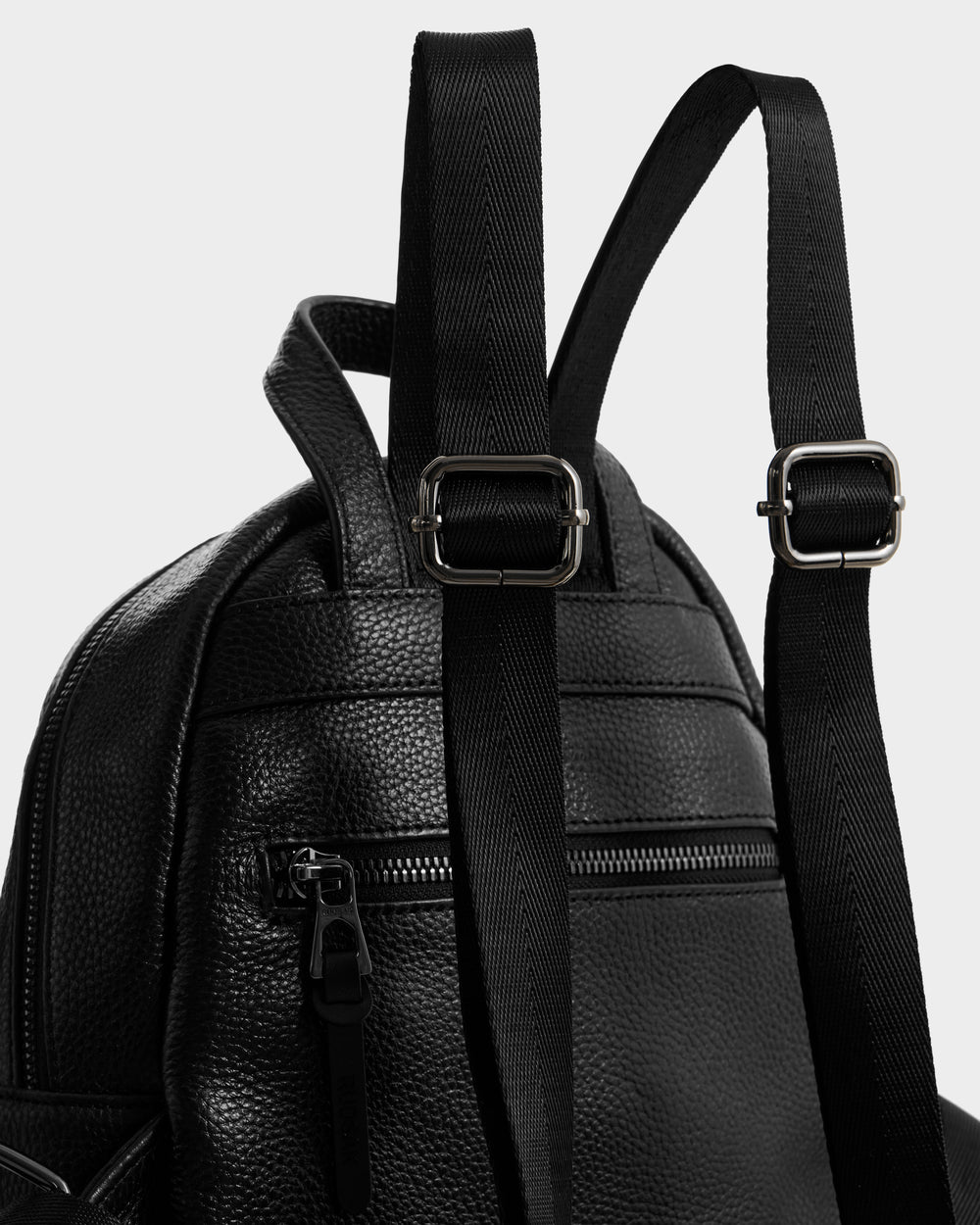 black leather mini backpack canada KATTY
