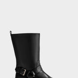 RUDSAK KIRRA Black Leather Moto Boots | Premium Style & Durability