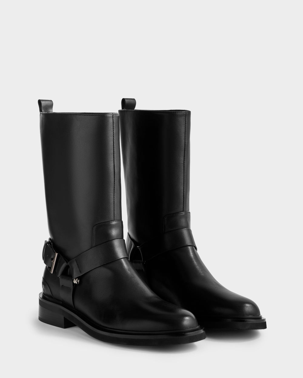 RUDSAK KIRRA Black Leather Moto Boots | Premium Style & Durability