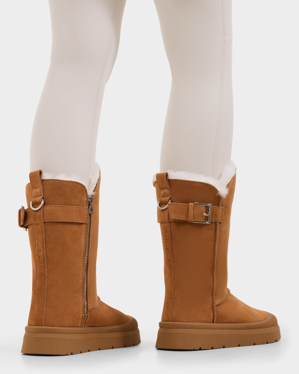 RUDSAK KLAIR Women's Suede Mid Boots | Warm Wool Lining & Comfort
