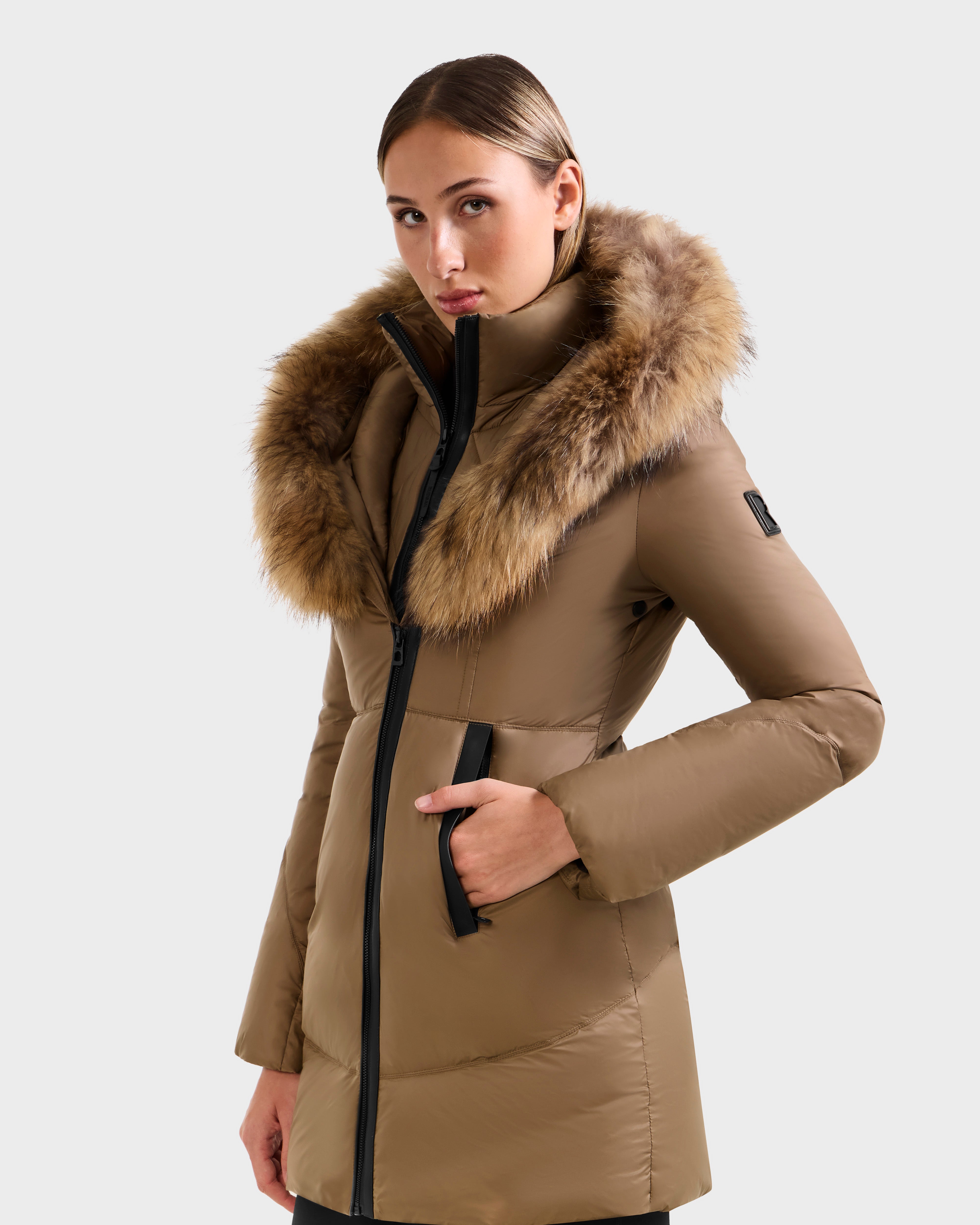 MARTINA Taupe Outerwear L125540 - Stylish Essential – Rudsak