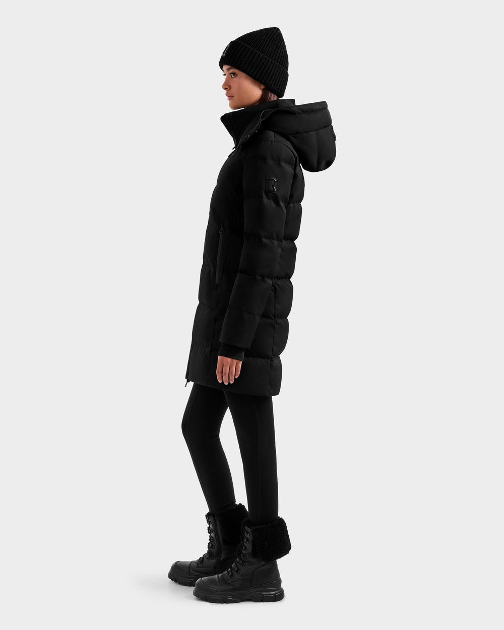 ⭐未使用 12万 nuterm / ニューターム = Puffer Coat MIRIAM MW L125604 Black Outerwear - Stylish & Versatile – Rudsak
