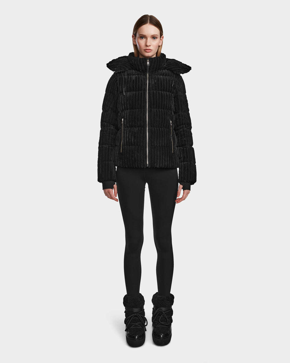 MIRRY FF Women's Velvet Down Puffer Jacket | Warmth & Style – Rudsak