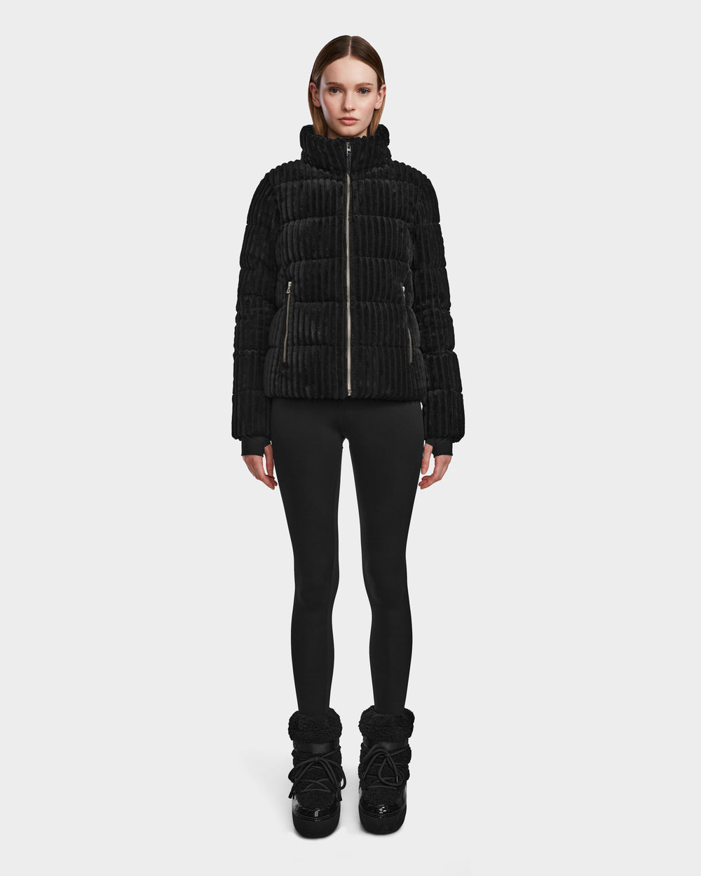 MIRRY FF Women's Velvet Down Puffer Jacket | Warmth & Style – Rudsak