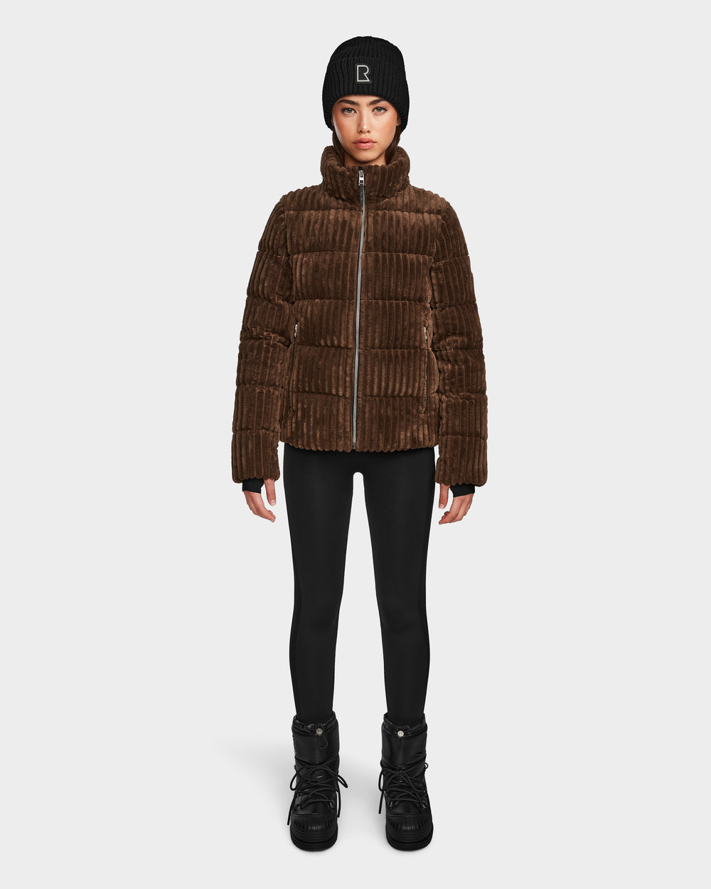 RUDSAK MIRRY FF Women's Plush Velvet Down Puffer Jacket – Rudsak