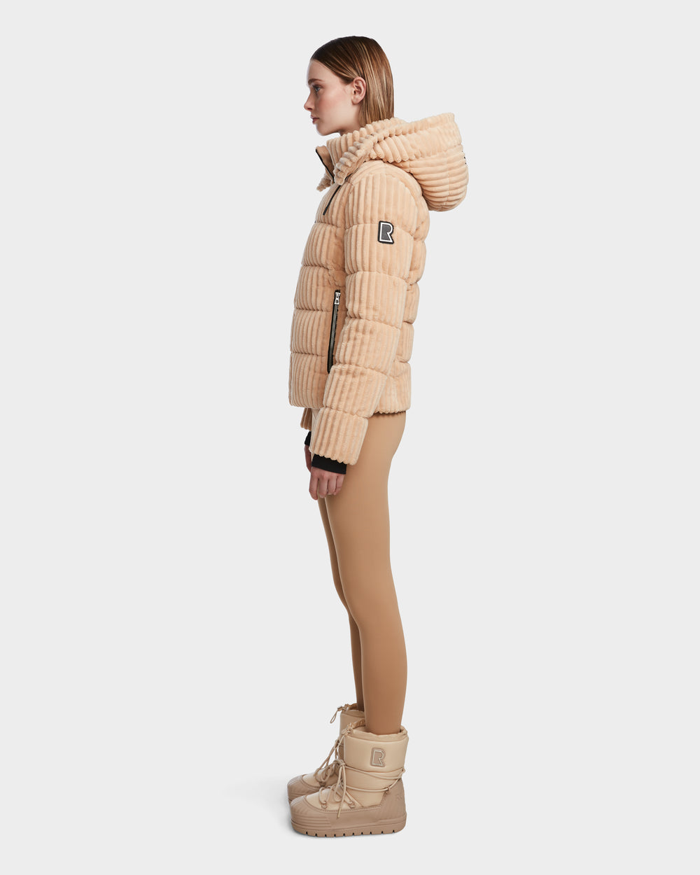 RUDSAK MIRRY FF Women's Velvet Down Puffer Jacket - Warm & Stylish