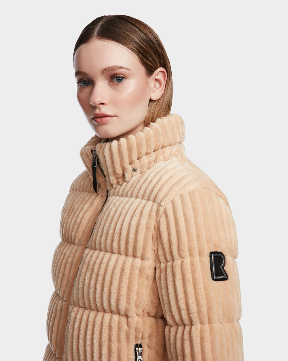 RUDSAK MIRRY FF Women's Velvet Down Puffer Jacket - Warm & Stylish