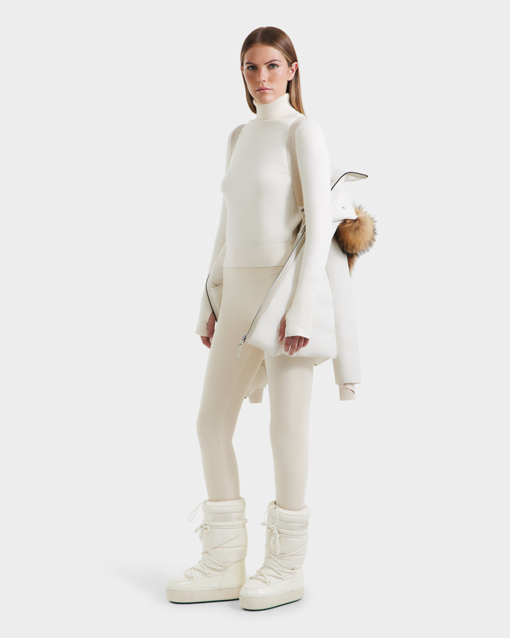 RUDSAK MODA Down Parka - Warmest Winter Coat with Leather Belt