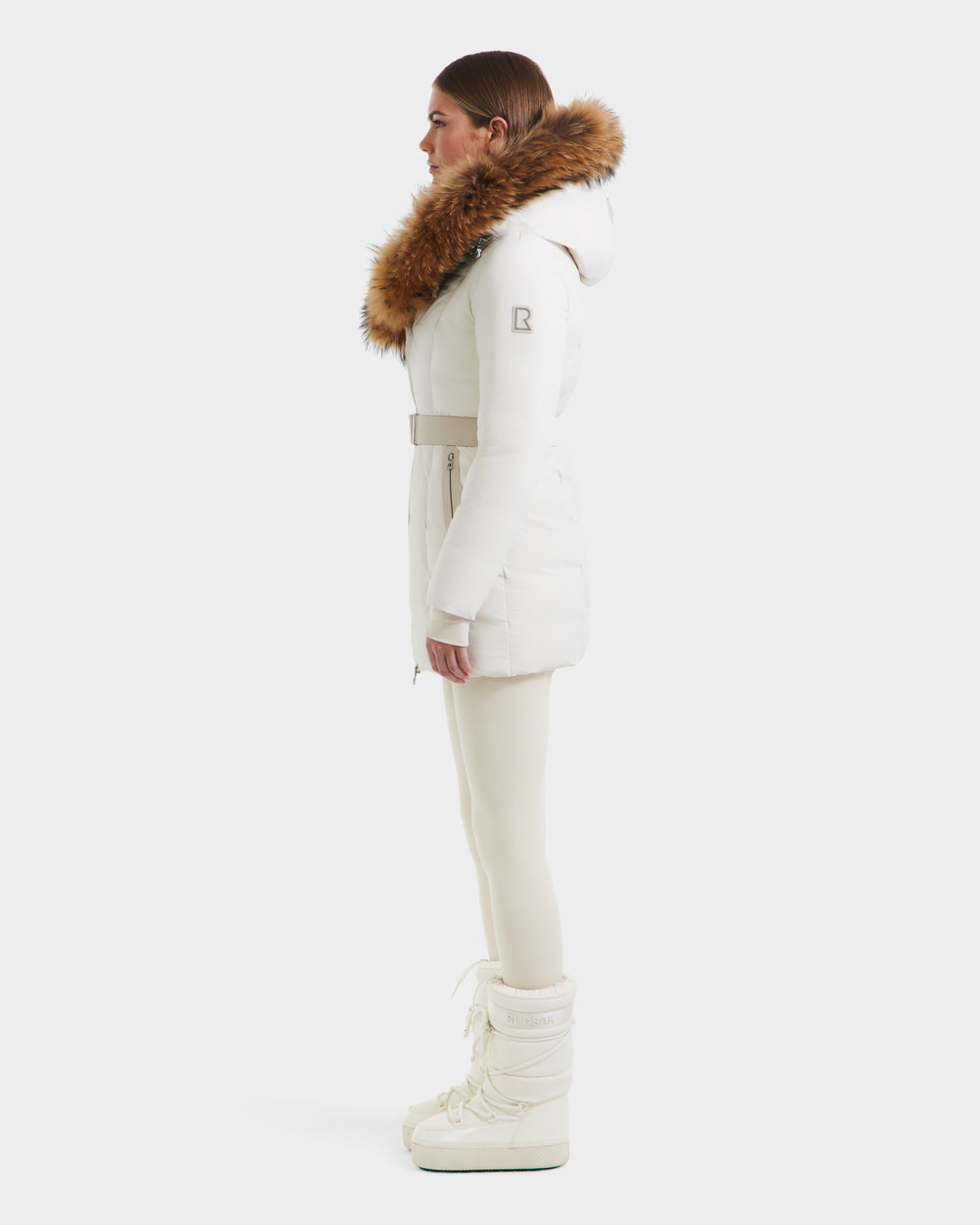 RUDSAK MODA Down Parka - Warmest Winter Coat with Leather Belt