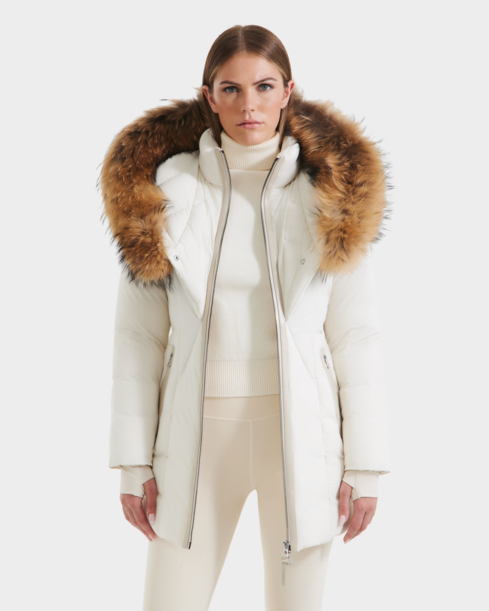 RUDSAK MODA Down Parka - Warmest Winter Coat with Leather Belt