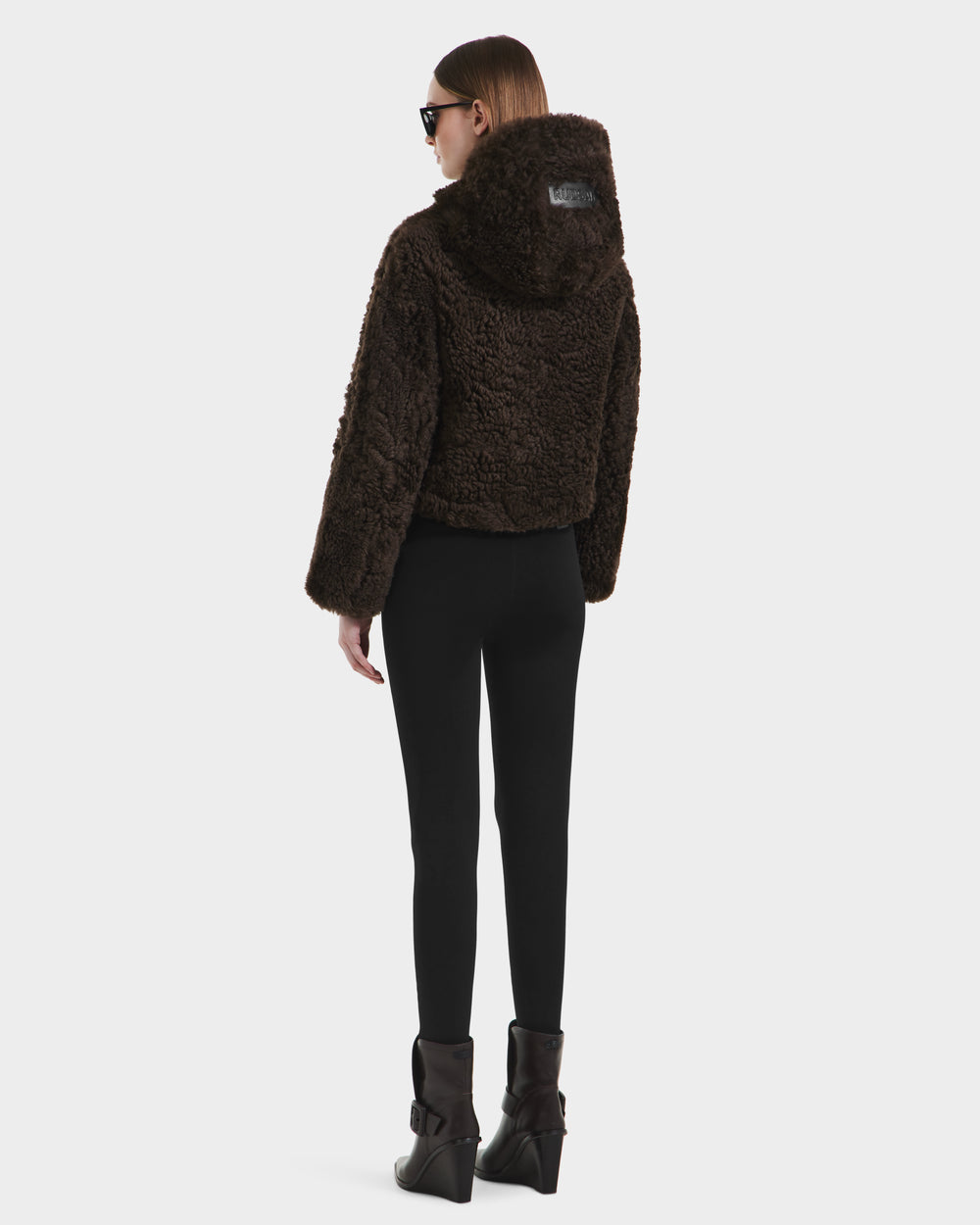 NORAH Women's Reversible Shearling & Leather Jacket: 2-in-1 Style