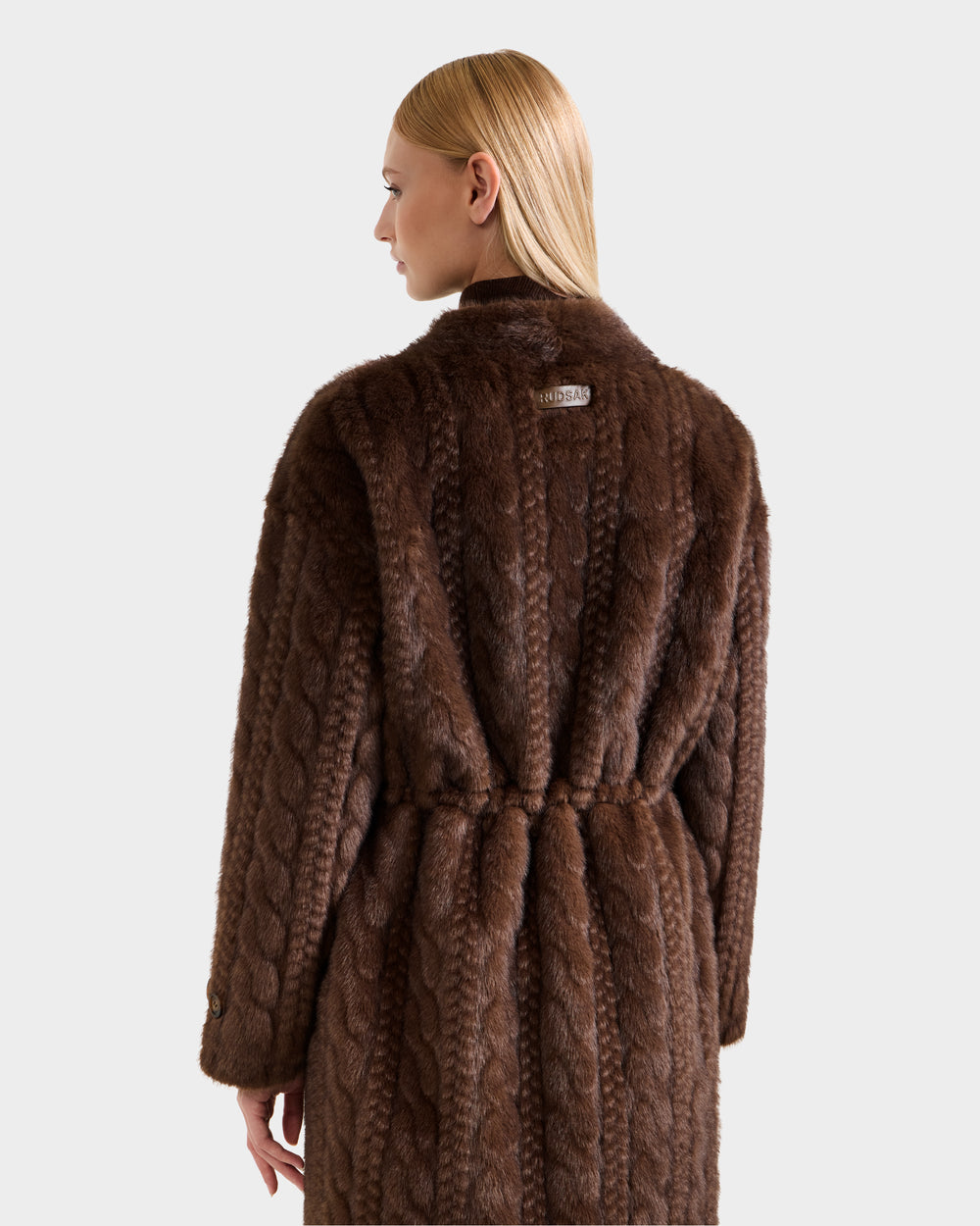 RUDSAK ORIANA Women's Luxury Faux Fur Coat - Removable Hood – Rudsak