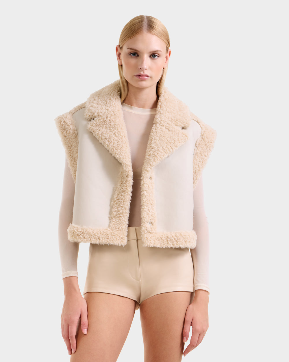 RUDSAK PALOMA Women's Modular Faux Shearling Coat - Reversible