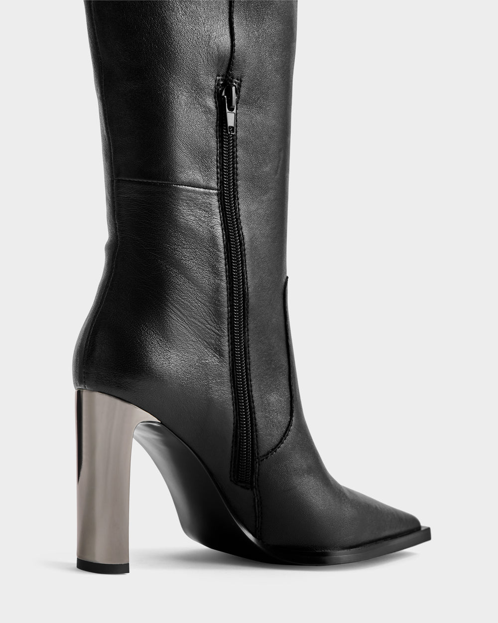 靴 archive leather pointed toe heel boots RUDSAK PERNA Women's Tall Leather Boots - Convertible Shearling
