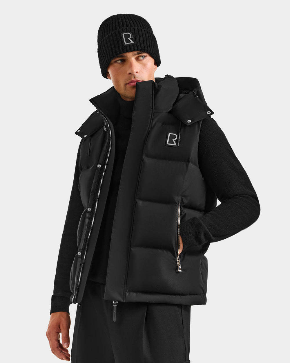 RUDSAK REN H Men's Quilted Down Puffer Vest - Warmth & Style – Rudsak